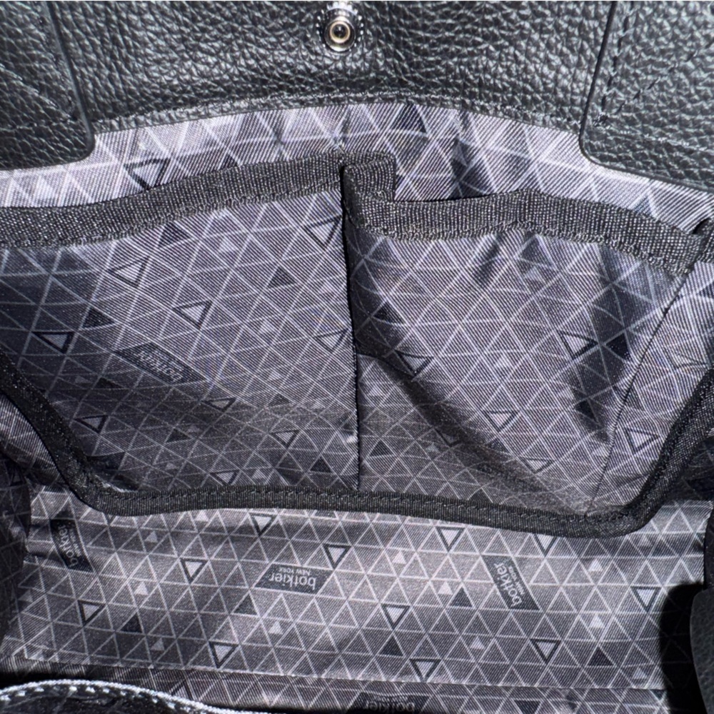 Botkier Bedford Bite Size Structured Leather Tote Bag Black - Picture 10 of 16
